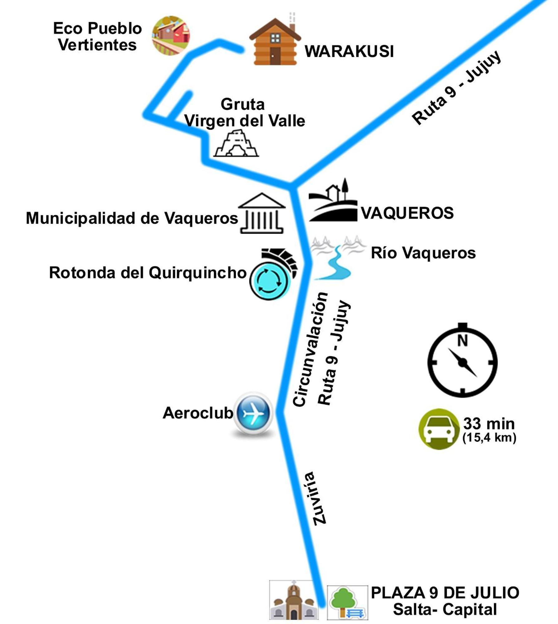 Wara Kusi Cottages, In Argentina Holiday home *